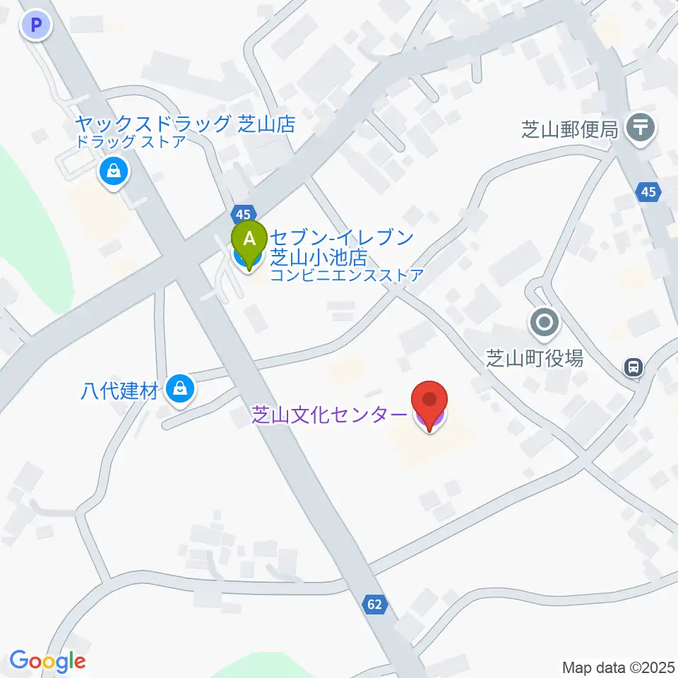 芝山文化センター周辺のコンビニエンスストア一覧地図