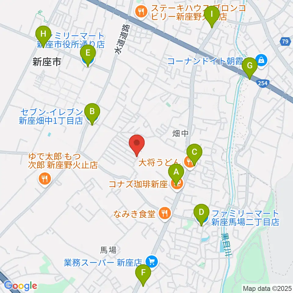 久保田チェンバロ工房周辺のコンビニエンスストア一覧地図