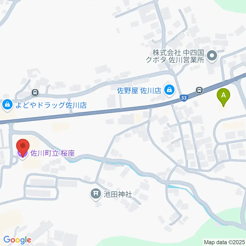 佐川町立桜座周辺のコンビニエンスストア一覧地図