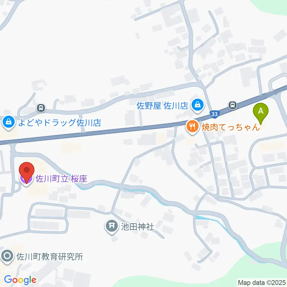 佐川町立桜座周辺のコンビニエンスストア一覧地図
