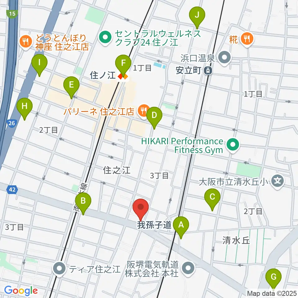 アンリュウリコーダーギャラリー周辺のコンビニエンスストア一覧地図