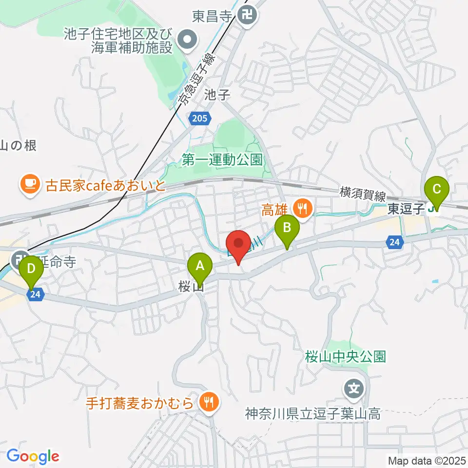 ケイズギターワークス周辺のコンビニエンスストア一覧地図