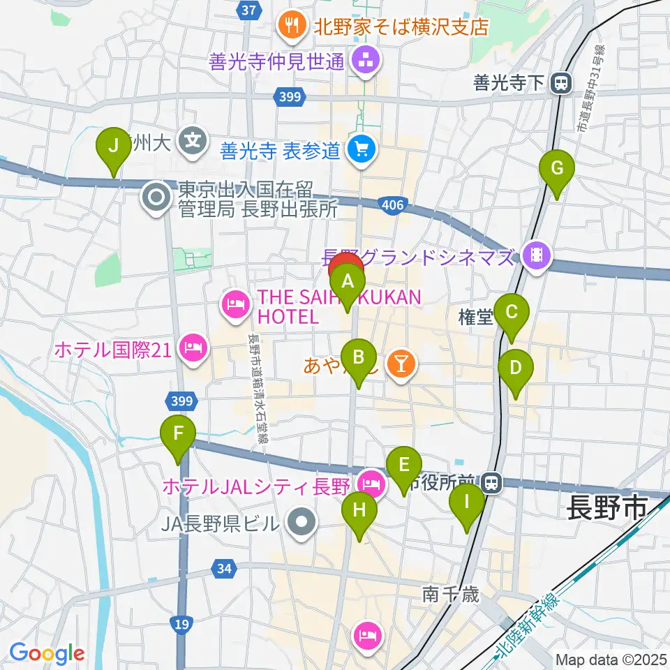 北野文芸座周辺のコンビニエンスストア一覧地図