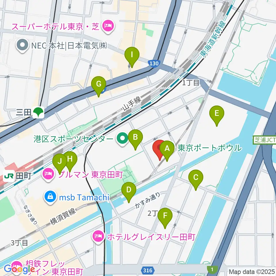 ファツィオリ・ショールーム周辺のコンビニエンスストア一覧地図
