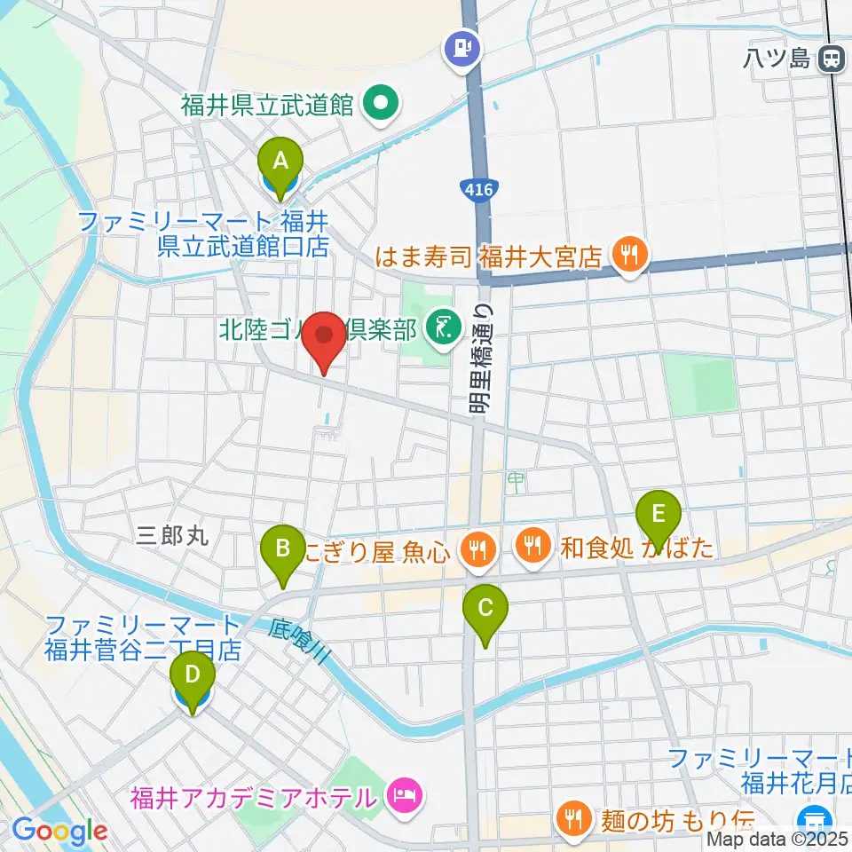 西川音楽教室周辺のコンビニエンスストア一覧地図