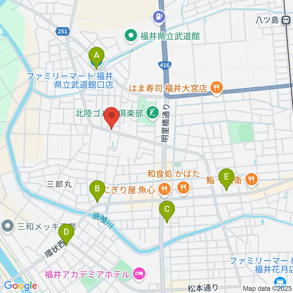西川音楽教室周辺のコンビニエンスストア一覧地図