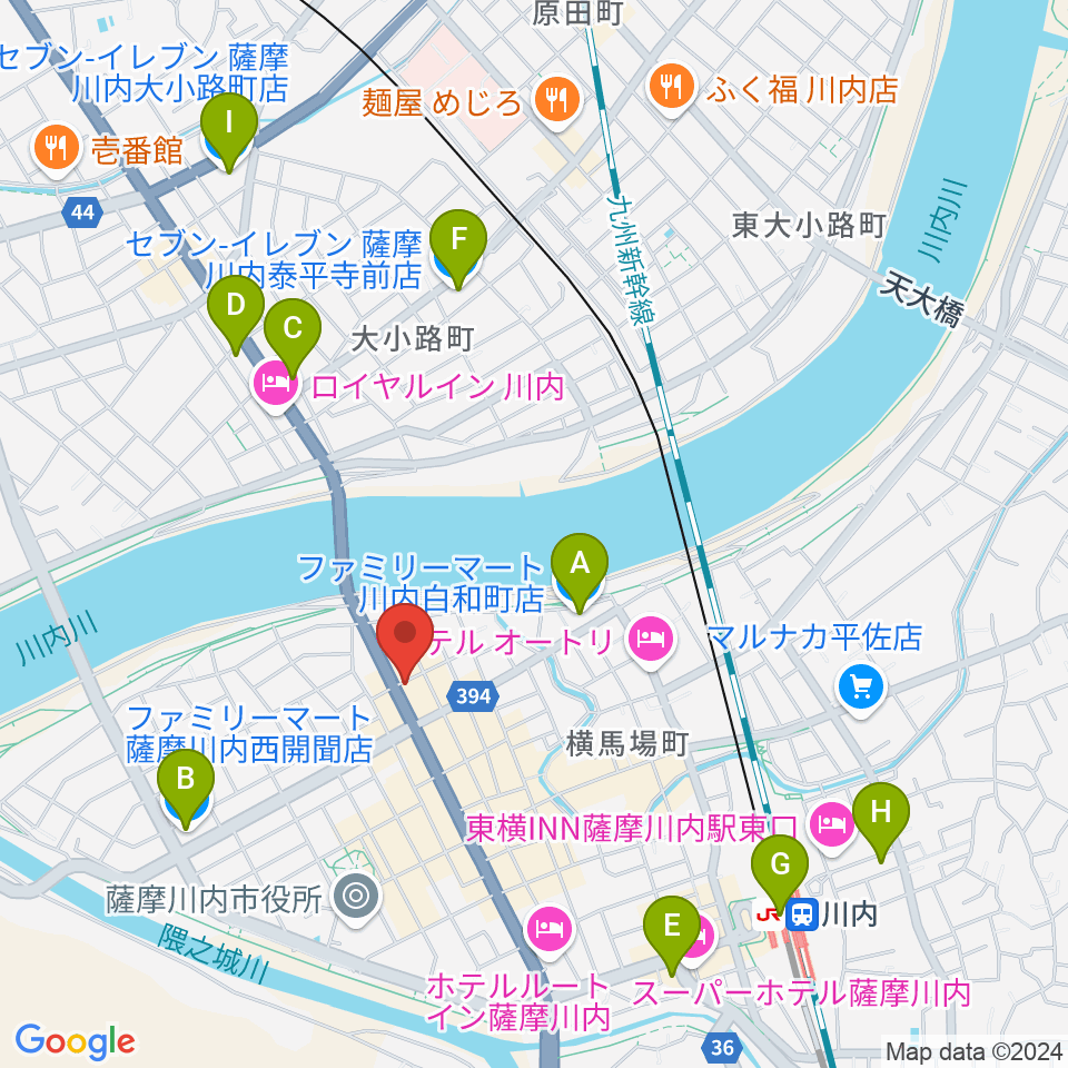 藤井ピアノサービス周辺のコンビニエンスストア一覧地図