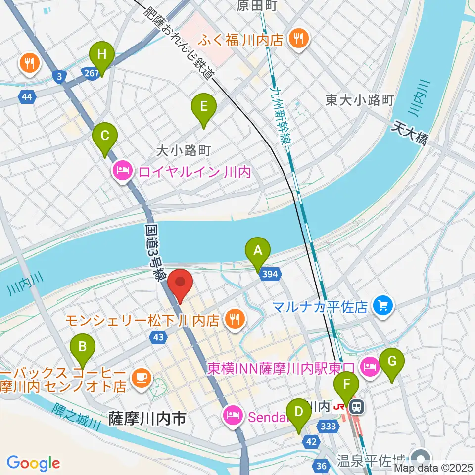 藤井ピアノサービス周辺のコンビニエンスストア一覧地図