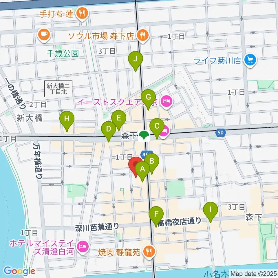 シェ・クロード周辺のコンビニエンスストア一覧地図