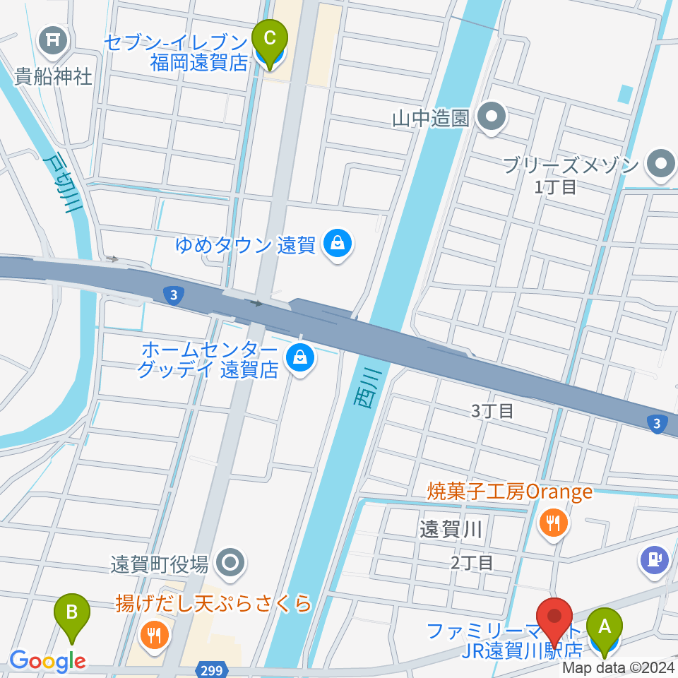 Jazz Cafe ドラム館周辺のコンビニエンスストア一覧地図