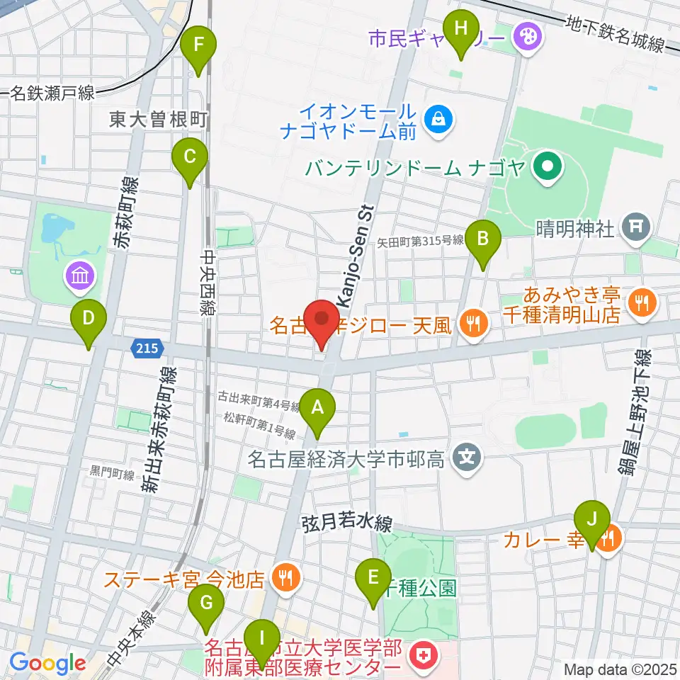 WALTER'S JUKE周辺のコンビニエンスストア一覧地図