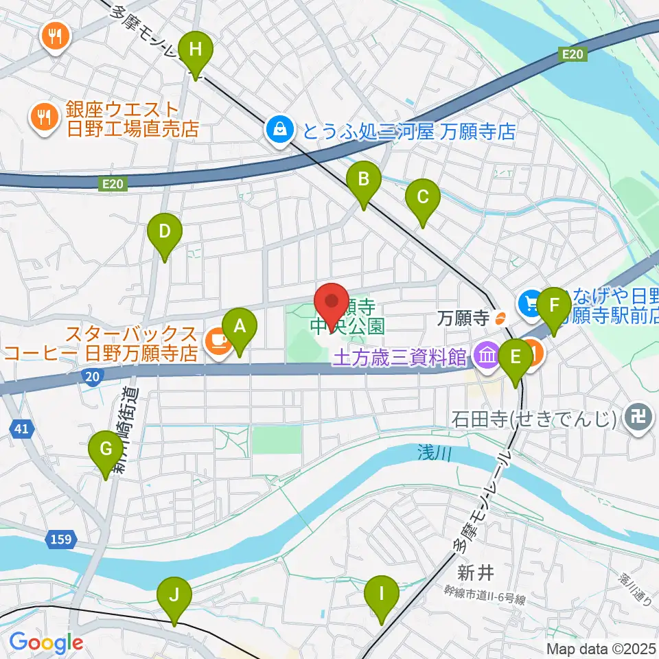 安養寺本堂・客殿地下ホール周辺のコンビニエンスストア一覧地図