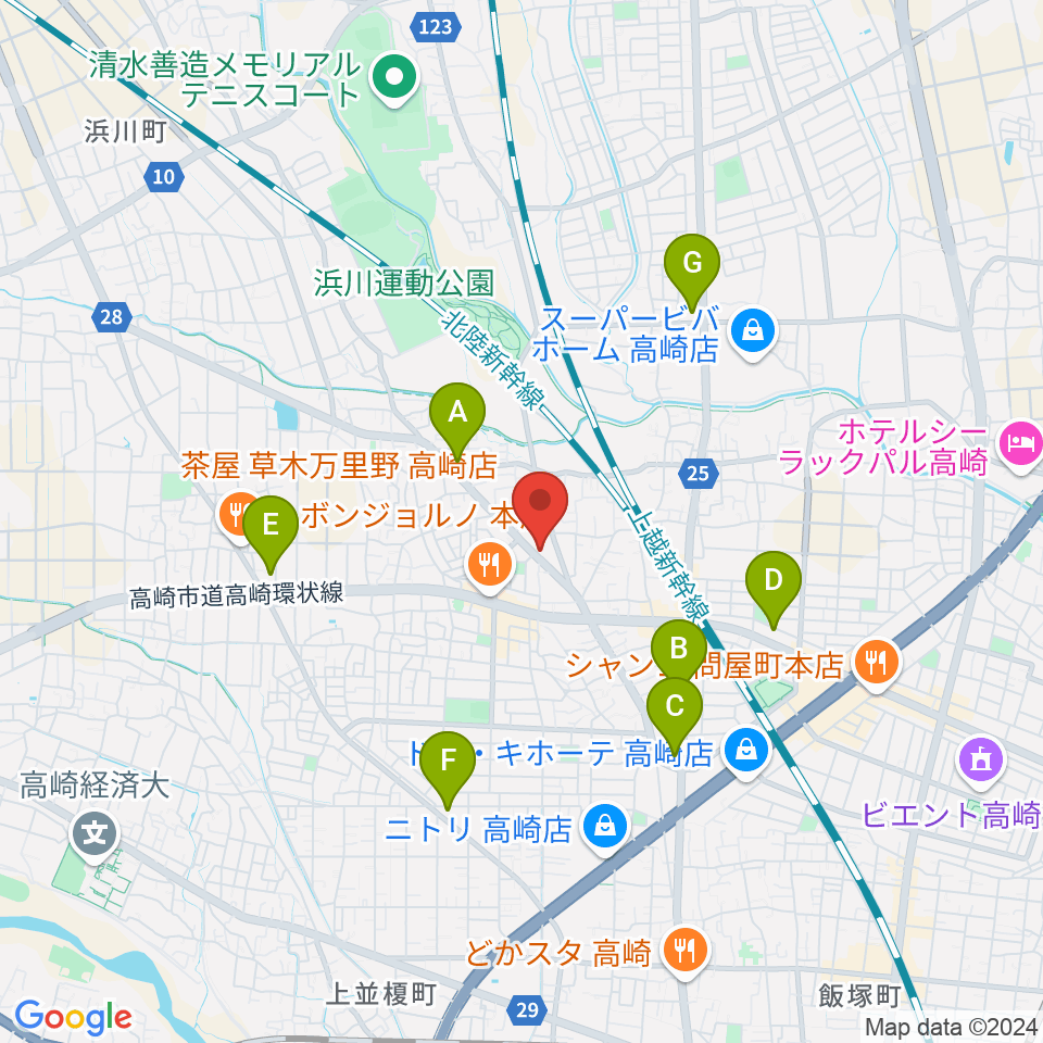 アトリエミストラル周辺のコンビニエンスストア一覧地図