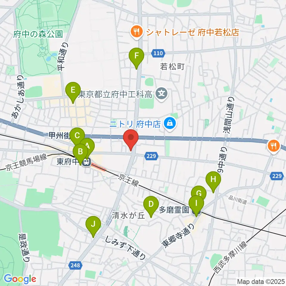 ミュージックサロン・サングレース周辺のコンビニエンスストア一覧地図