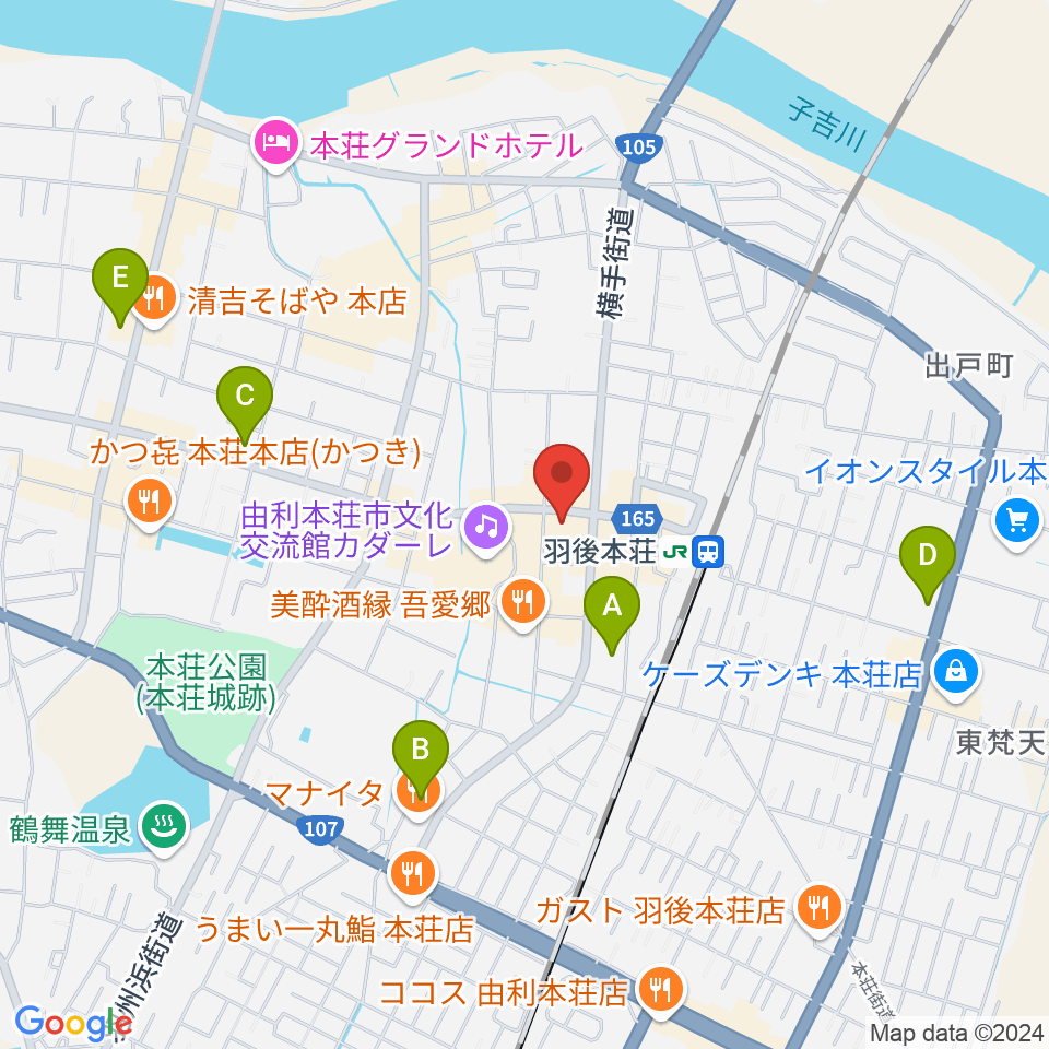 スタジオジプシーワゴン周辺のコンビニエンスストア一覧地図