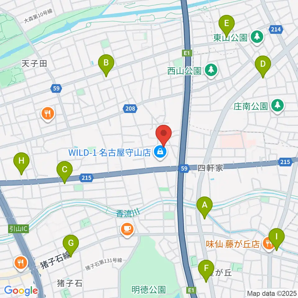 さくらホール周辺のコンビニエンスストア一覧地図