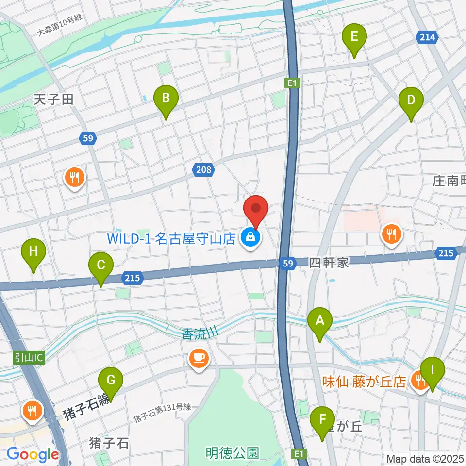 さくらホール周辺のコンビニエンスストア一覧地図