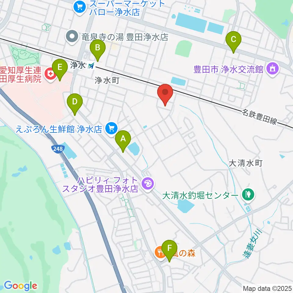 ピアチェーレ周辺のコンビニエンスストア一覧地図