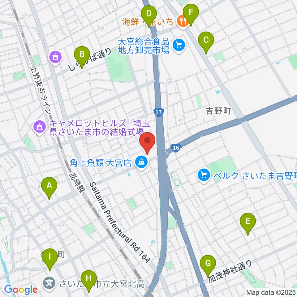 さいたまピアノ工房周辺のコンビニエンスストア一覧地図