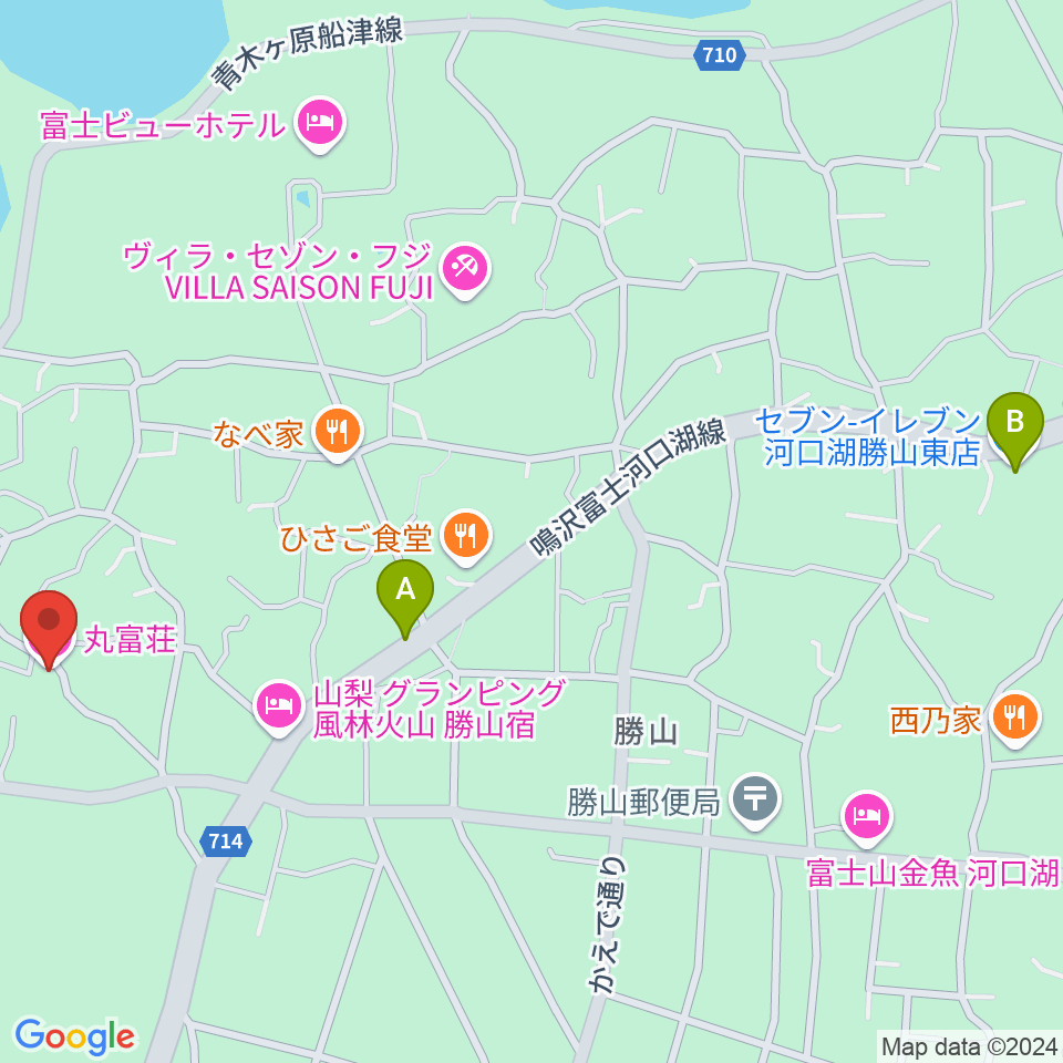 丸富荘周辺のコンビニエンスストア一覧地図