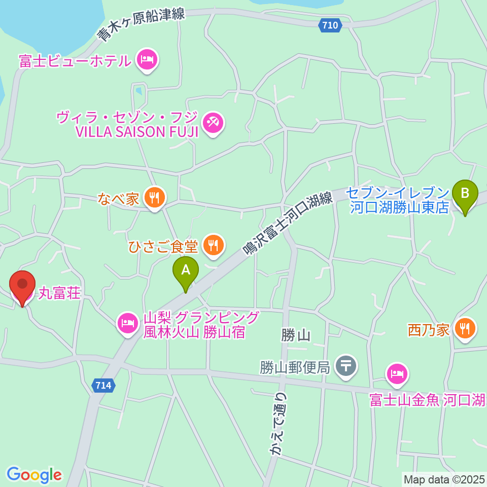 丸富荘周辺のコンビニエンスストア一覧地図