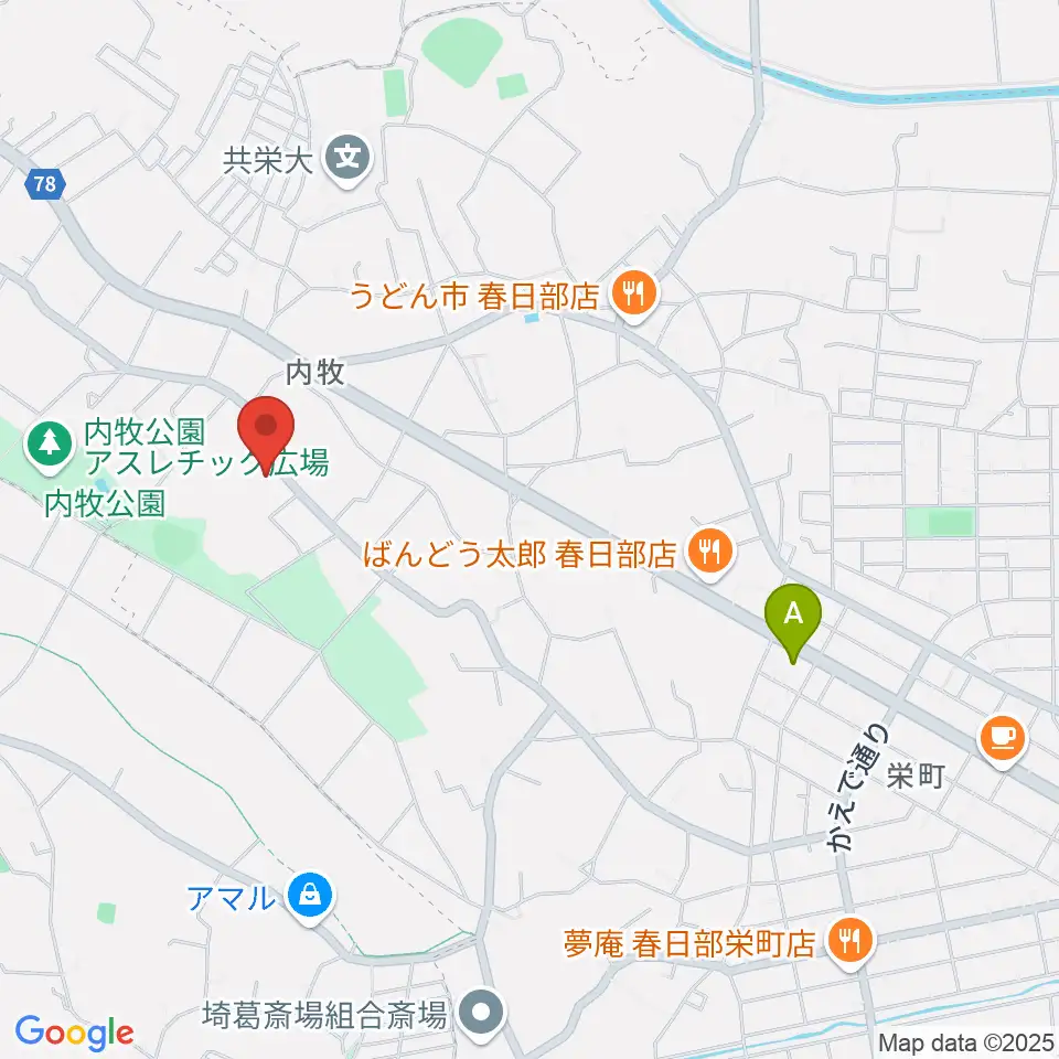 シオンピアノ工房周辺のコンビニエンスストア一覧地図