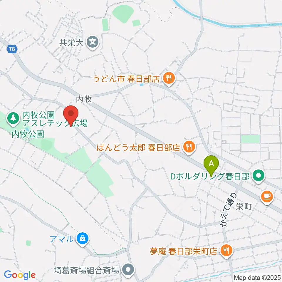シオンピアノ工房周辺のコンビニエンスストア一覧地図