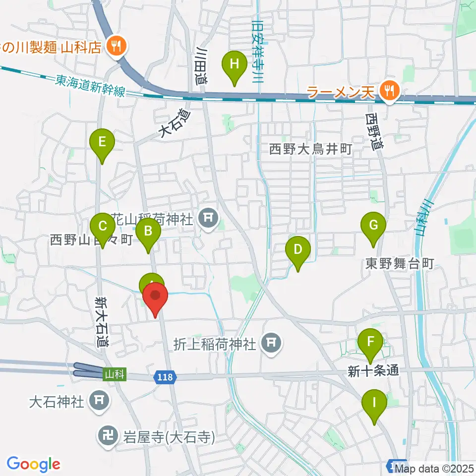 森田ピアノ工房周辺のコンビニエンスストア一覧地図