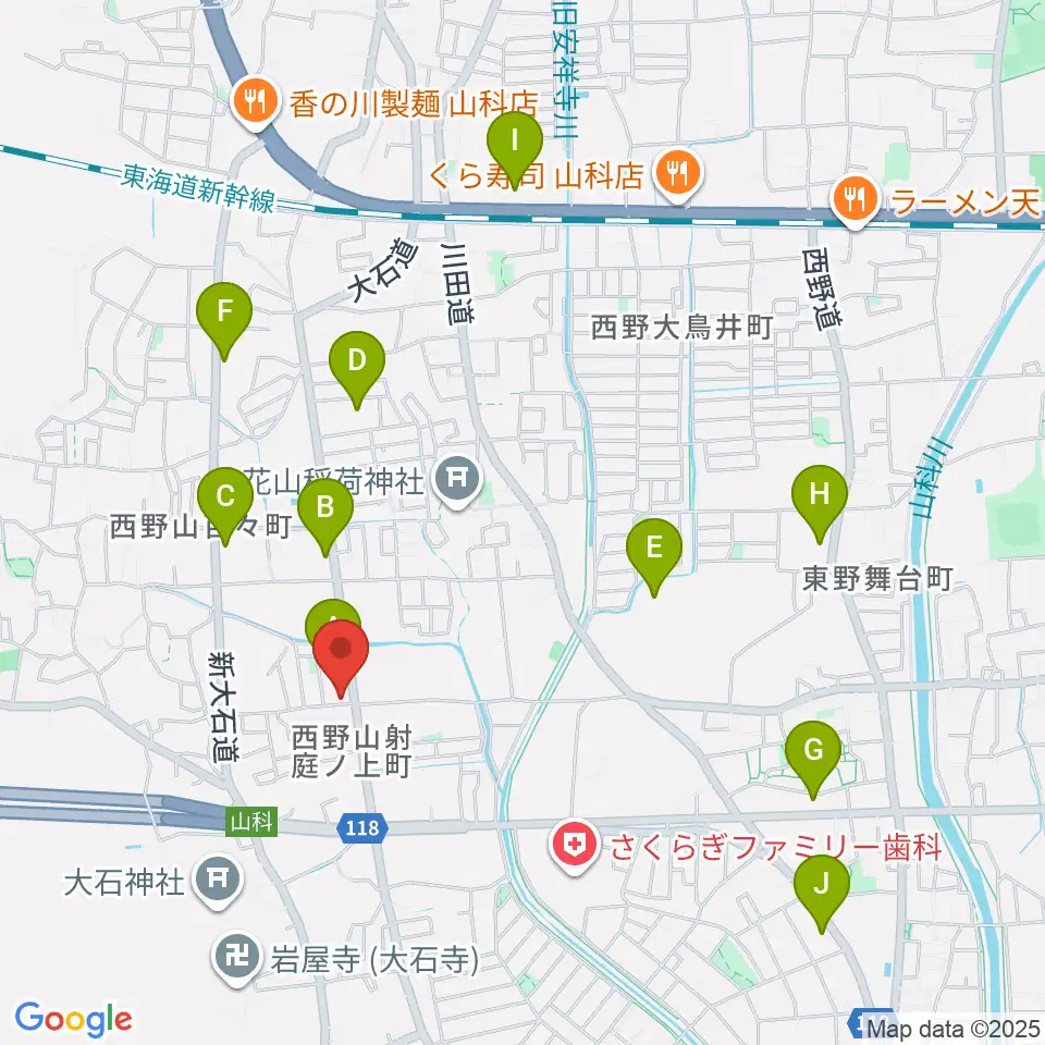 森田ピアノ工房周辺のコンビニエンスストア一覧地図