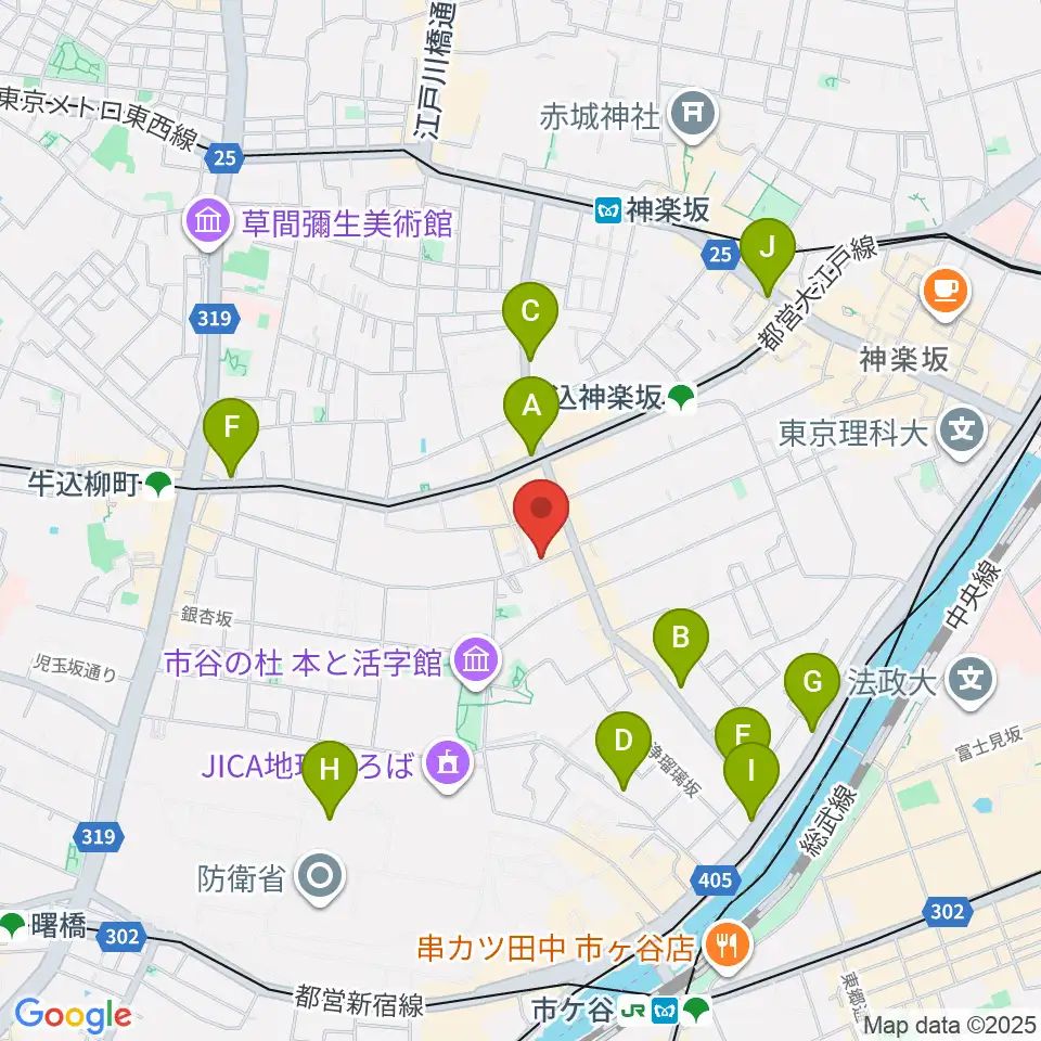 ミュージックスタジオユニバース周辺のコンビニエンスストア一覧地図