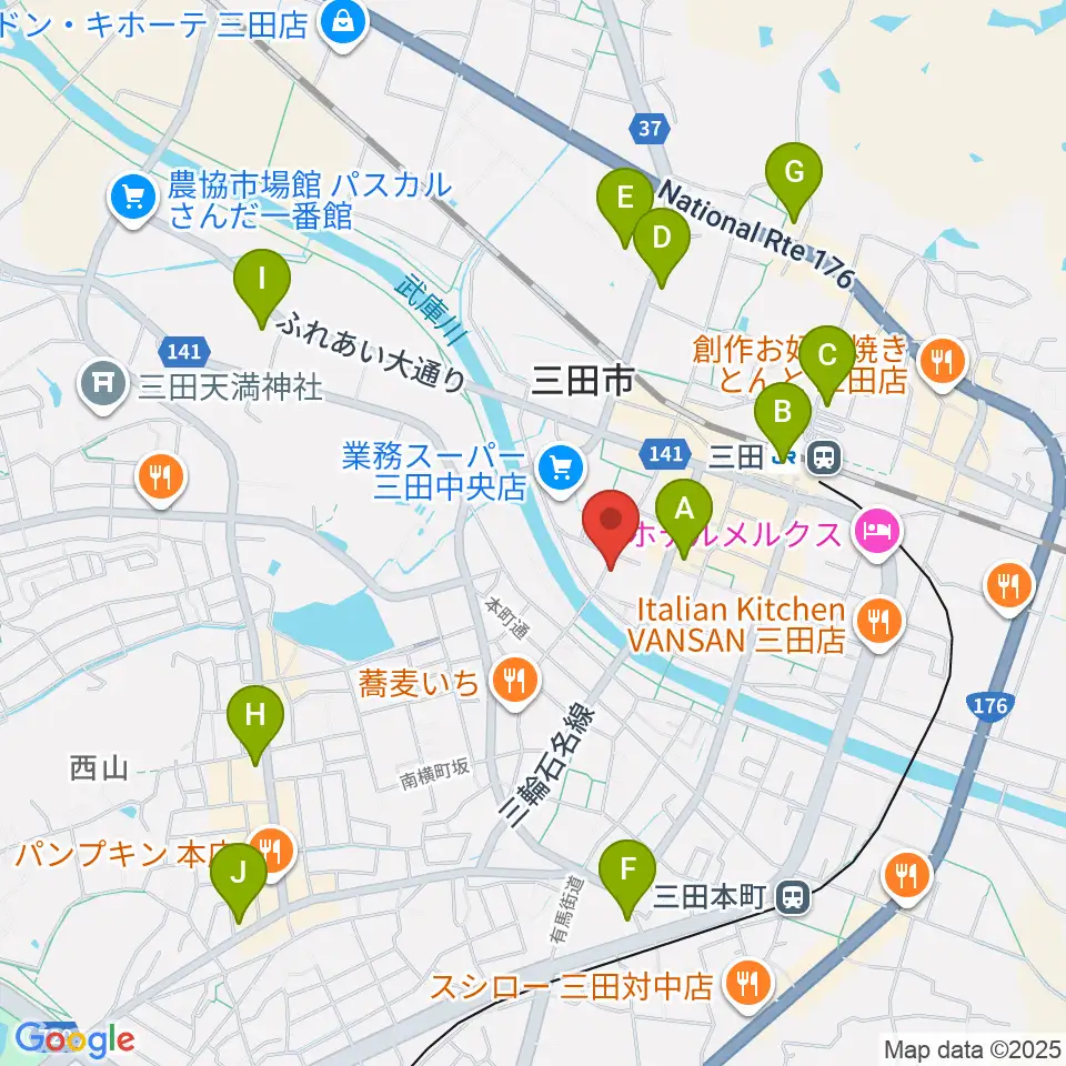 平瀬楽器周辺のコンビニエンスストア一覧地図