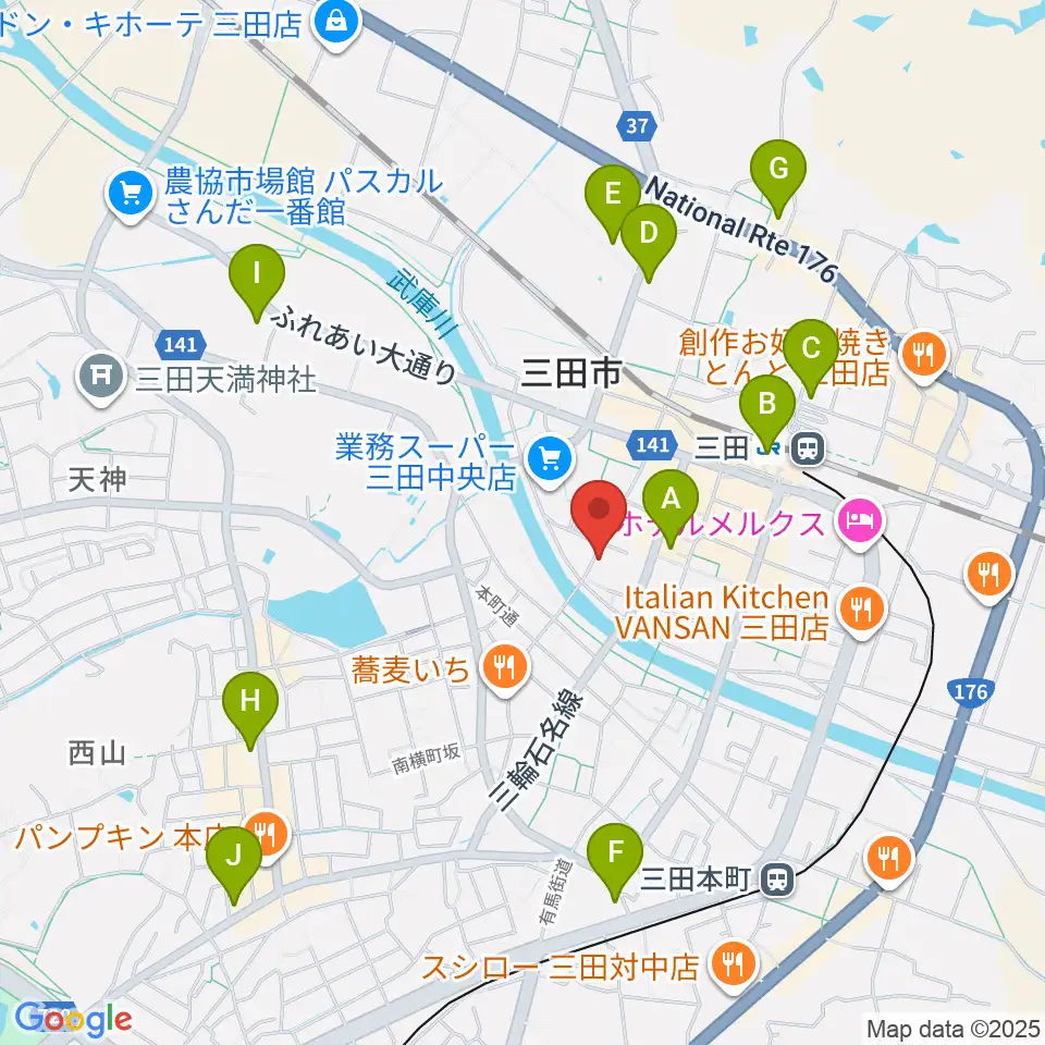 平瀬楽器周辺のコンビニエンスストア一覧地図