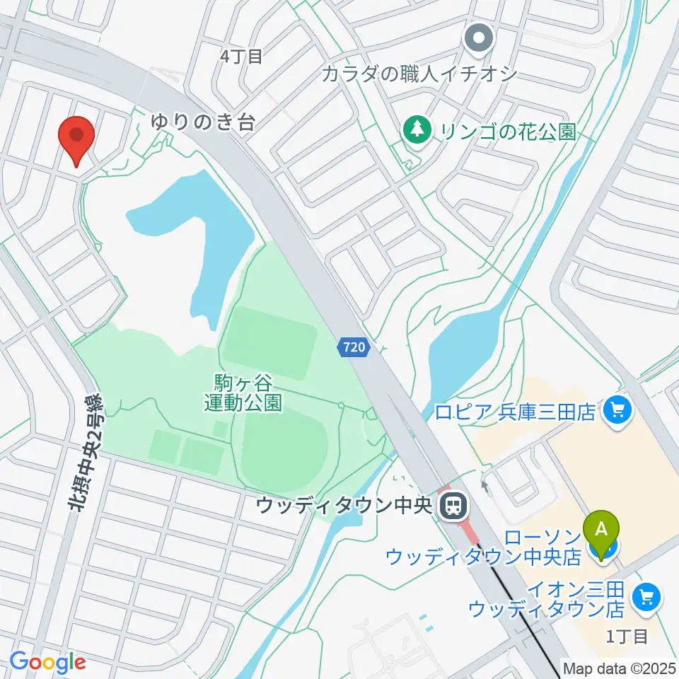 リーフホール周辺のコンビニエンスストア一覧地図