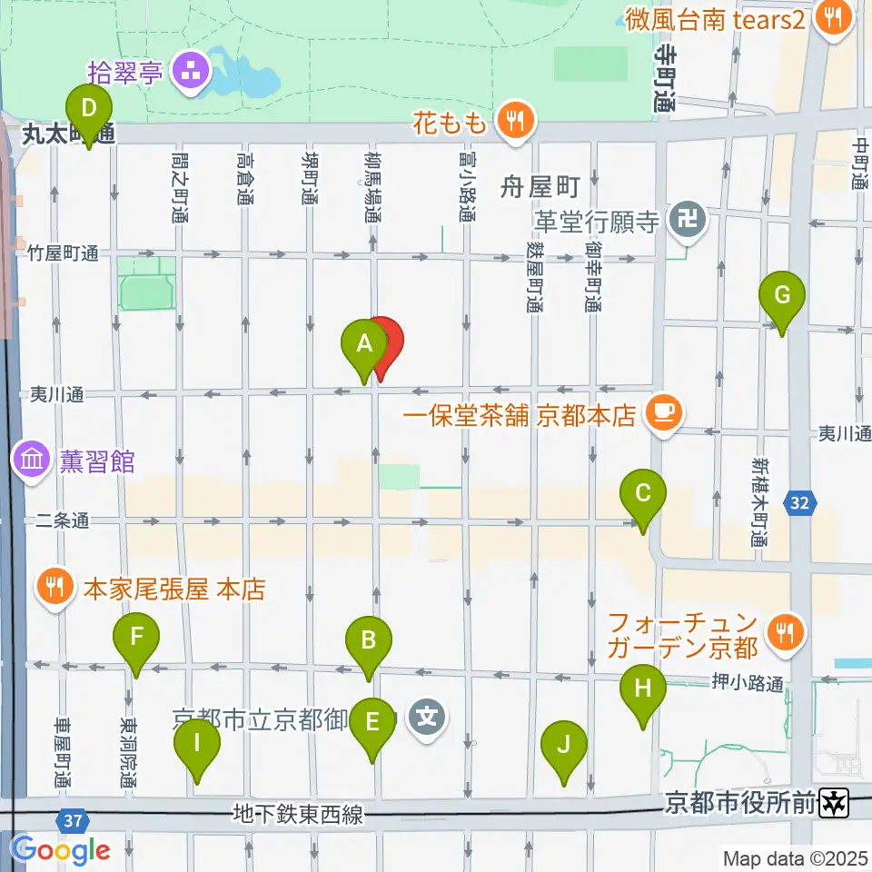 カフェ・モンタージュ周辺のコンビニエンスストア一覧地図