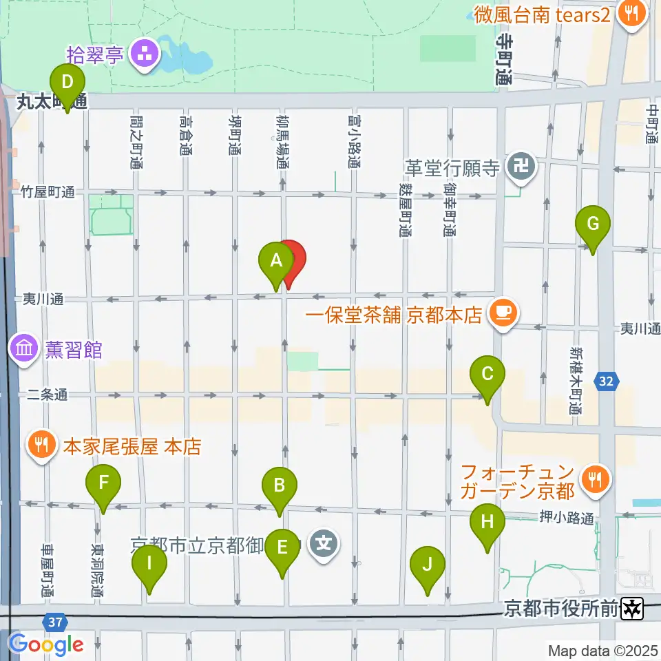 カフェ・モンタージュ周辺のコンビニエンスストア一覧地図