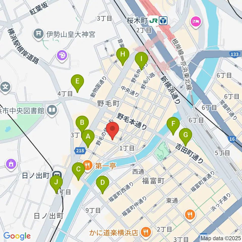 Jazz Spot DOLPHY周辺のコンビニエンスストア一覧地図