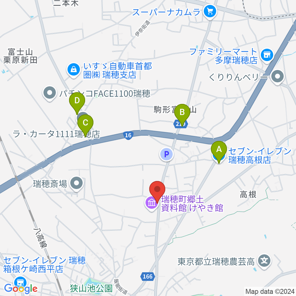 耕心館周辺のコンビニエンスストア一覧地図