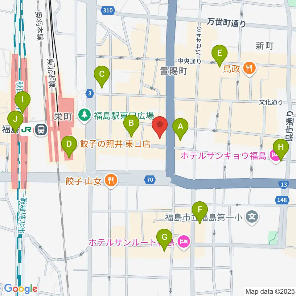 ユー・ワンミュージック周辺のコンビニエンスストア一覧地図