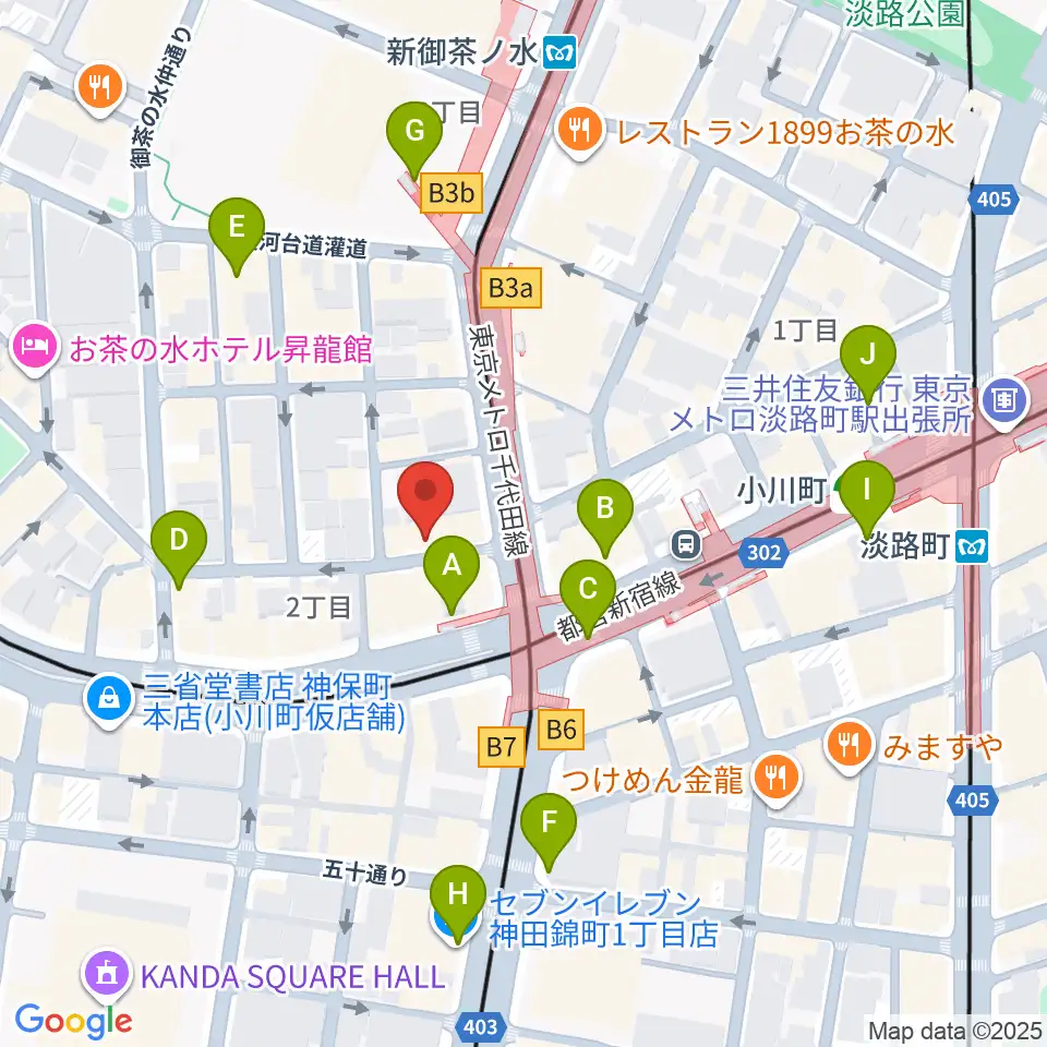 アーティファクト・ミュージックスクール周辺のコンビニエンスストア一覧地図