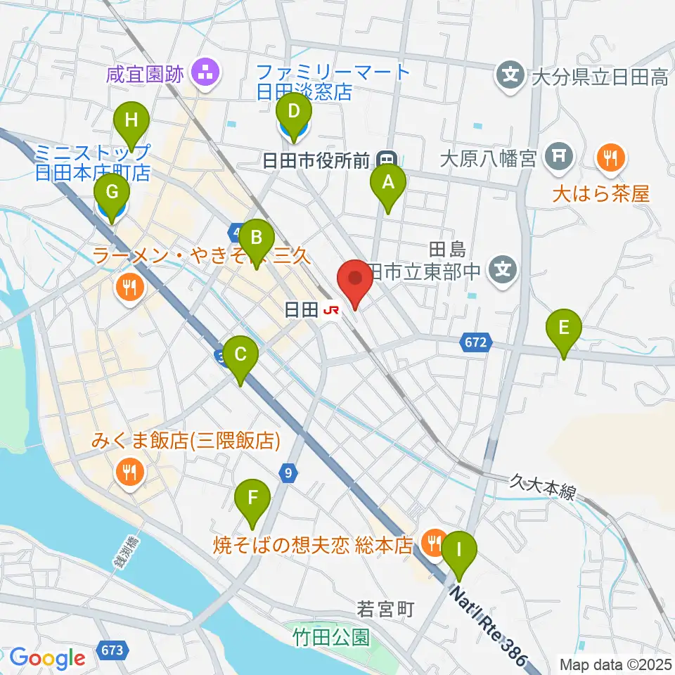 有限会社 大石楽器店周辺のコンビニエンスストア一覧地図