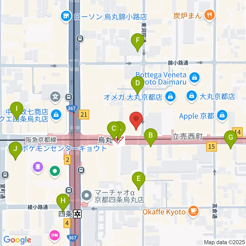 JEUGIA Basic.周辺のコンビニエンスストア一覧地図
