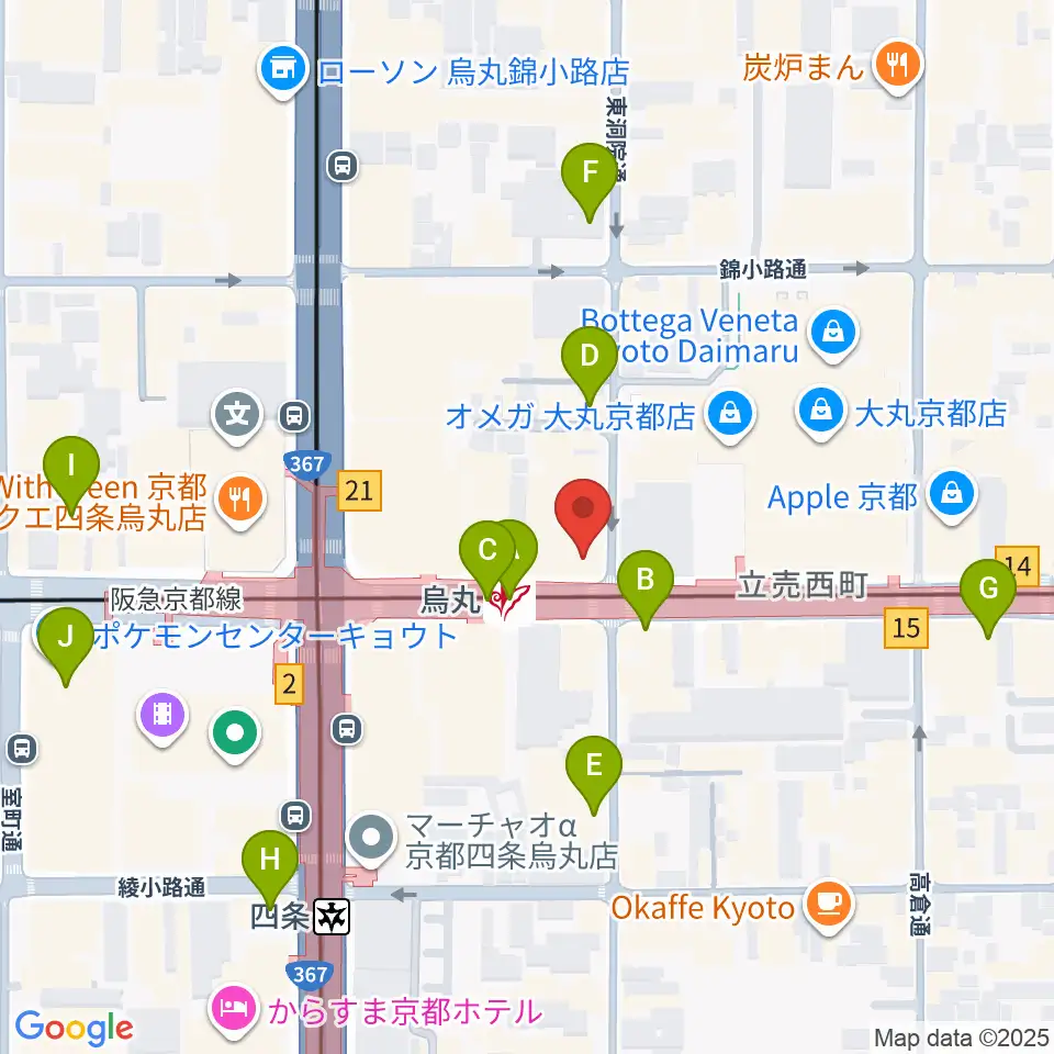 JEUGIA Basic.周辺のコンビニエンスストア一覧地図