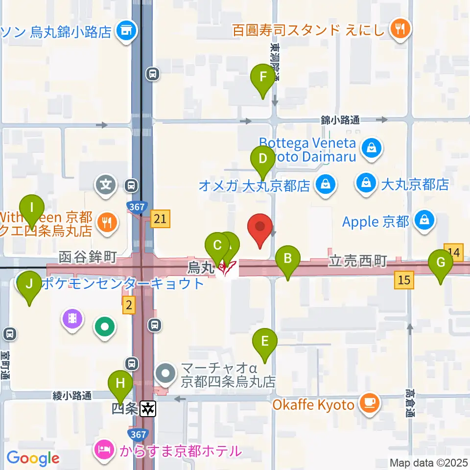 JEUGIA Basic.周辺のコンビニエンスストア一覧地図