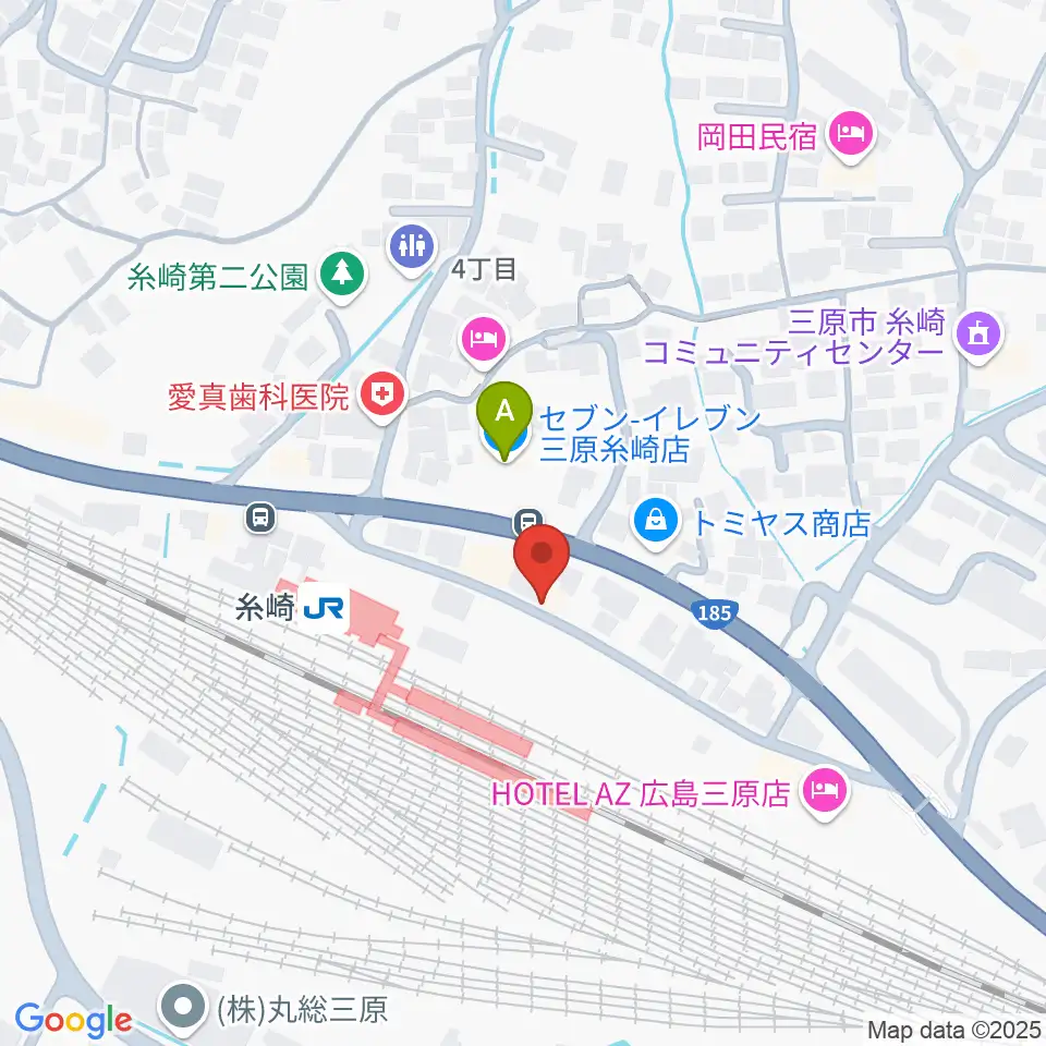三原博志バイオリン工房周辺のコンビニエンスストア一覧地図