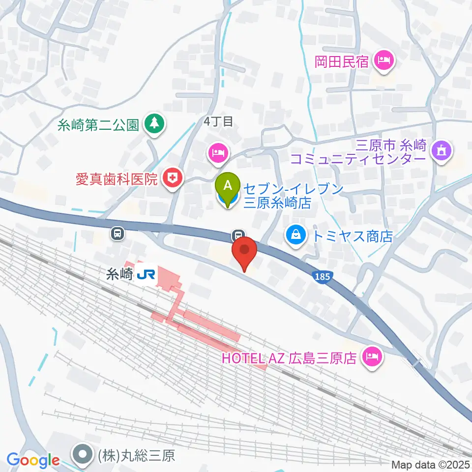 三原博志バイオリン工房周辺のコンビニエンスストア一覧地図