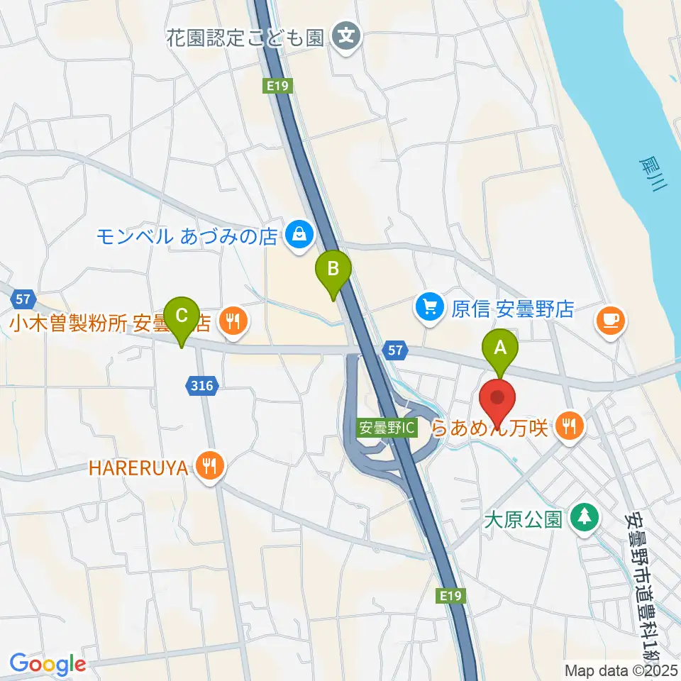 ギターショップEXCEL周辺のコンビニエンスストア一覧地図