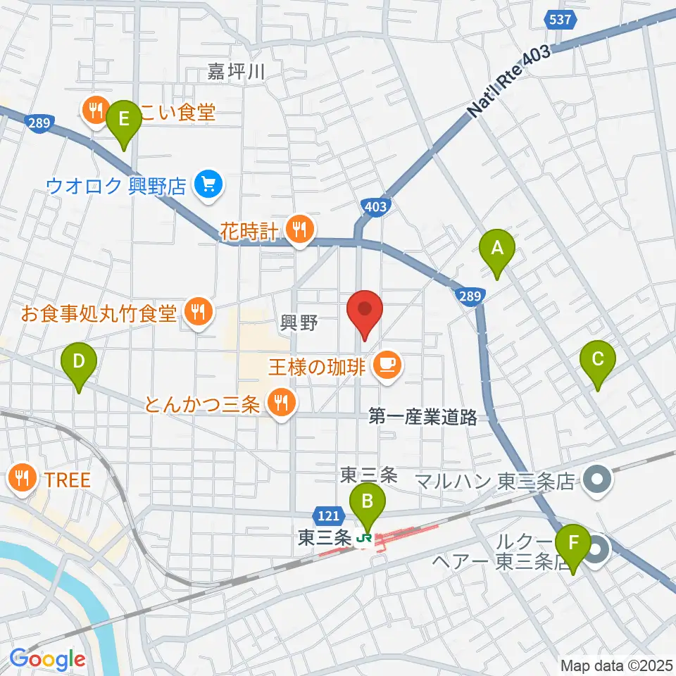 あぽろん三条店周辺のコンビニエンスストア一覧地図