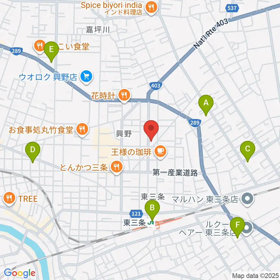 あぽろん三条店周辺のコンビニエンスストア一覧地図
