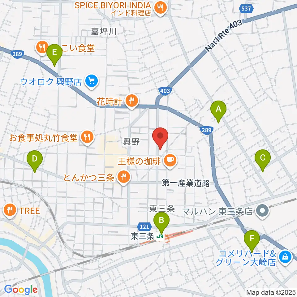 あぽろん三条店周辺のコンビニエンスストア一覧地図