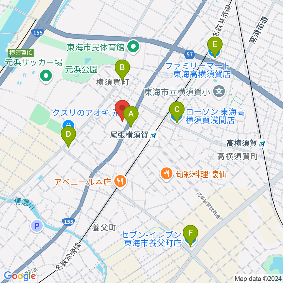 カワベフルート工房周辺のコンビニエンスストア一覧地図